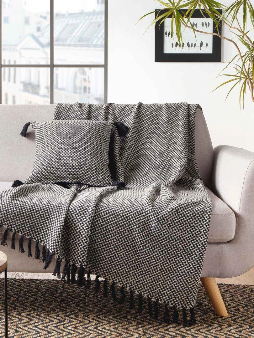 Coussin 40 x 40 cm Jennie   Noir