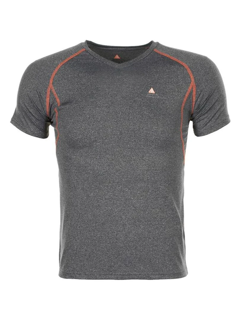 T shirt manches courtes homme CANSHO PEAK MOUNTAIN Gris