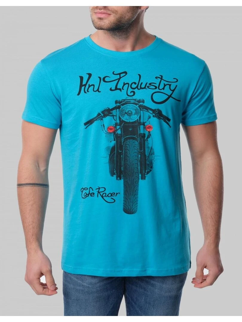 T Shirt manches courtes Kebello Bleu