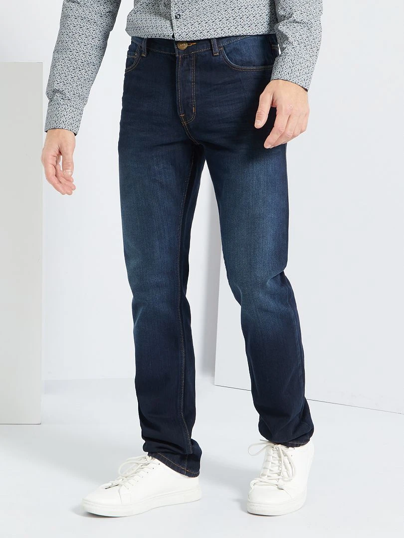 Jean regular   L32   bleu indigo