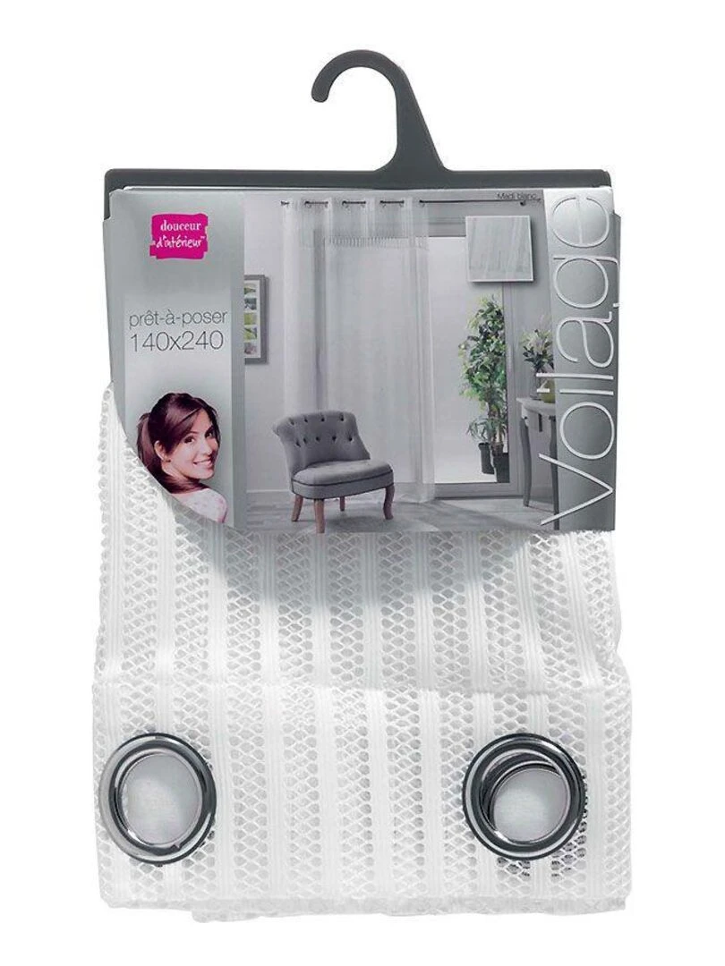 Voilage Madi   Blanc