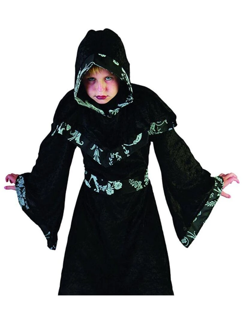 Déguisement Maître des ténèbres Halloween enfant Noir Noir