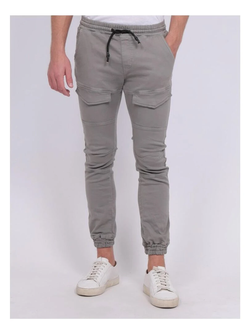 Pantalon battle molleton CLOGO Gris