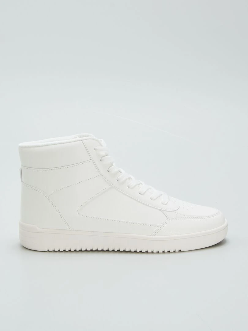 Baskets montantes blanc