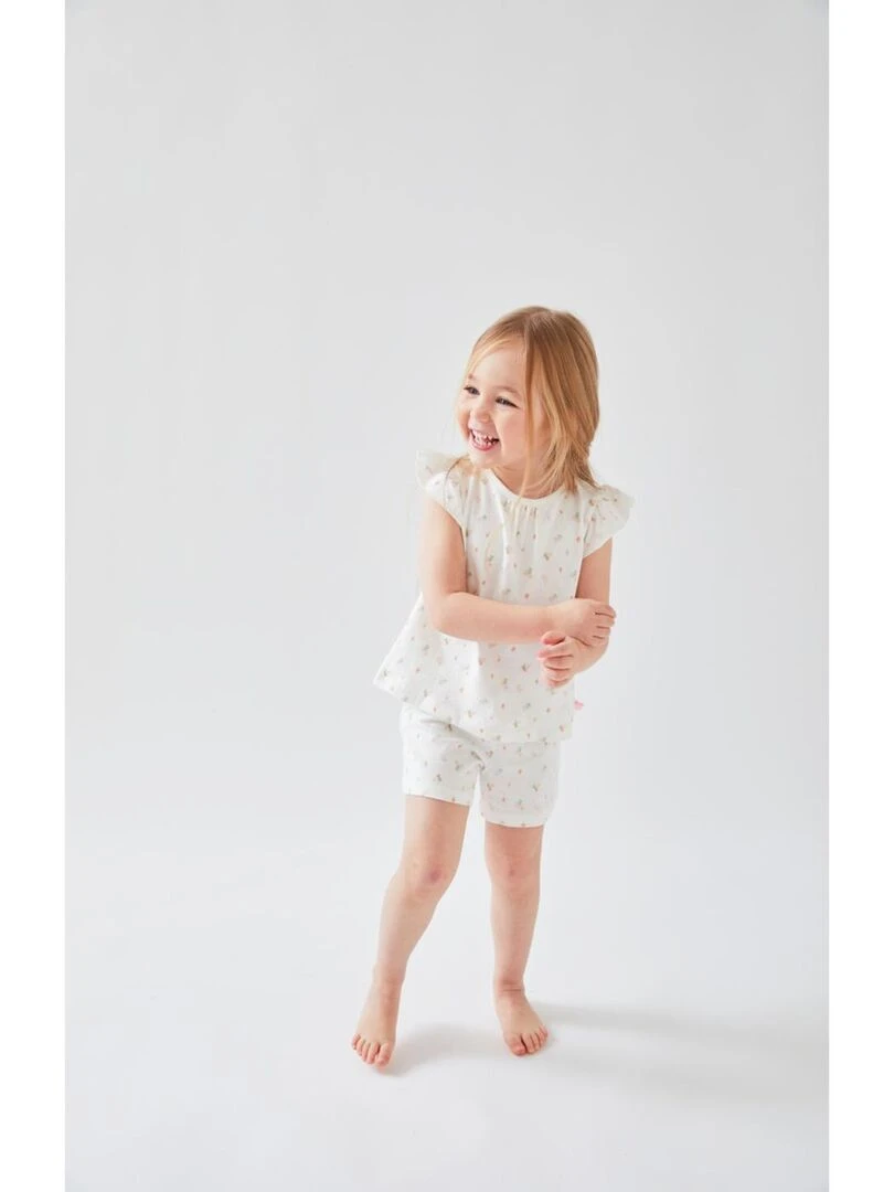 Pyjama 2 pièces en jersey    Noukie's   Orange