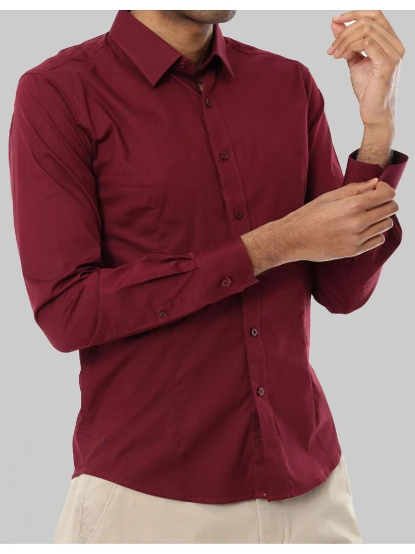 Chemise Kebello Bordeaux