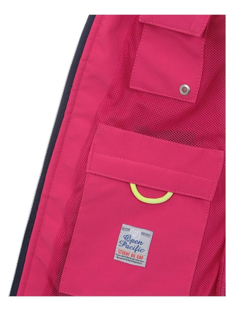 Blouson softshell femme AFILEA   VENT DU CAP   Rose fushia