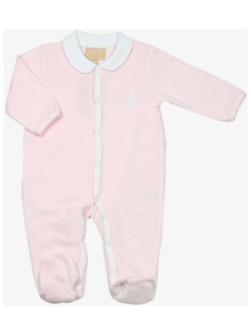 Dors bien en Y Grenouillière bébé Rose