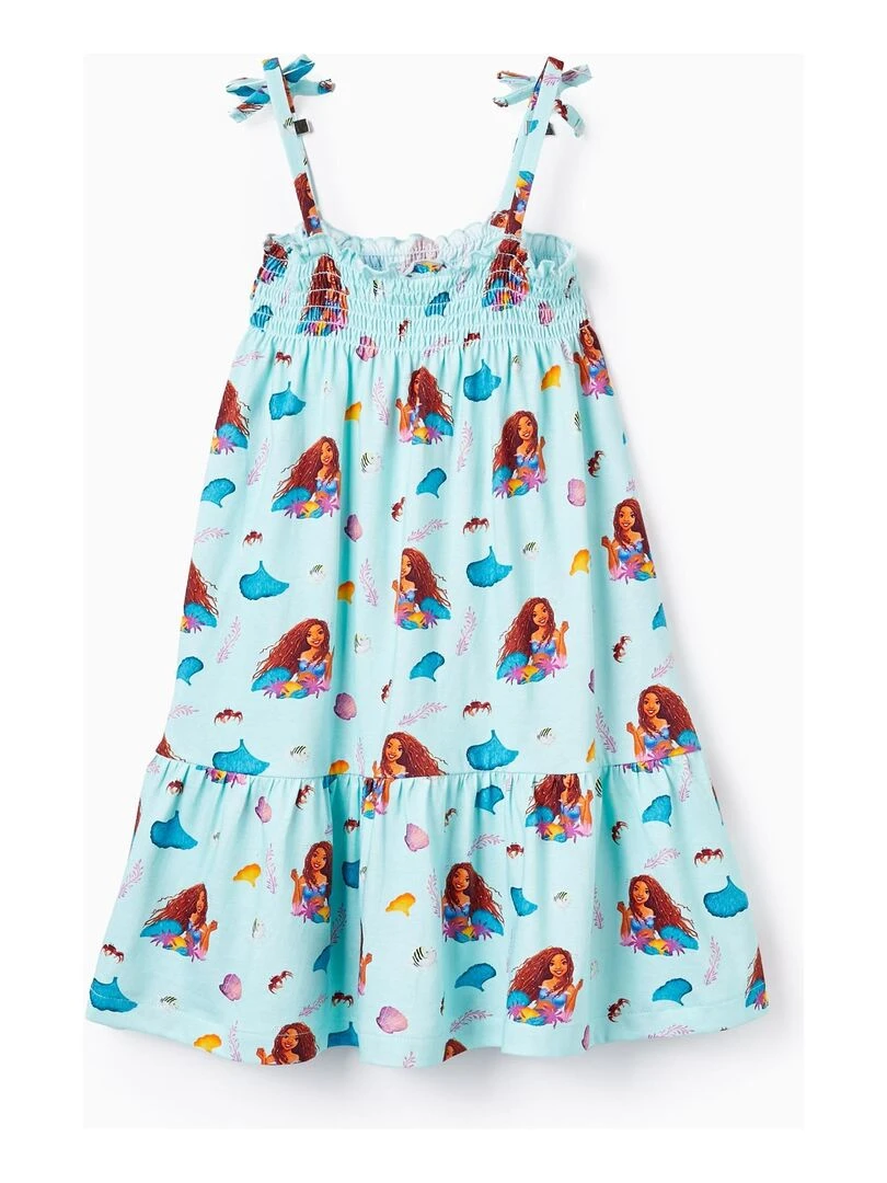Robe Imprimée En Coton Pour Fille 'Ariel' LICENSE Vert clair
