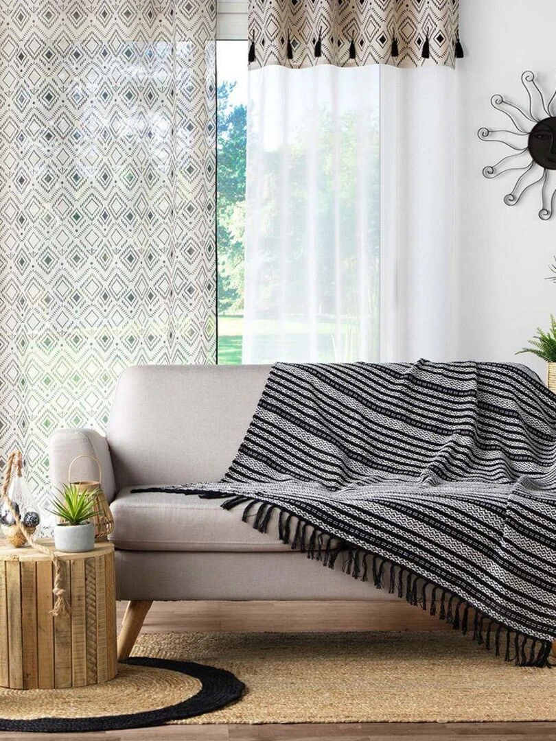 Plaid Tissia Noir Noir