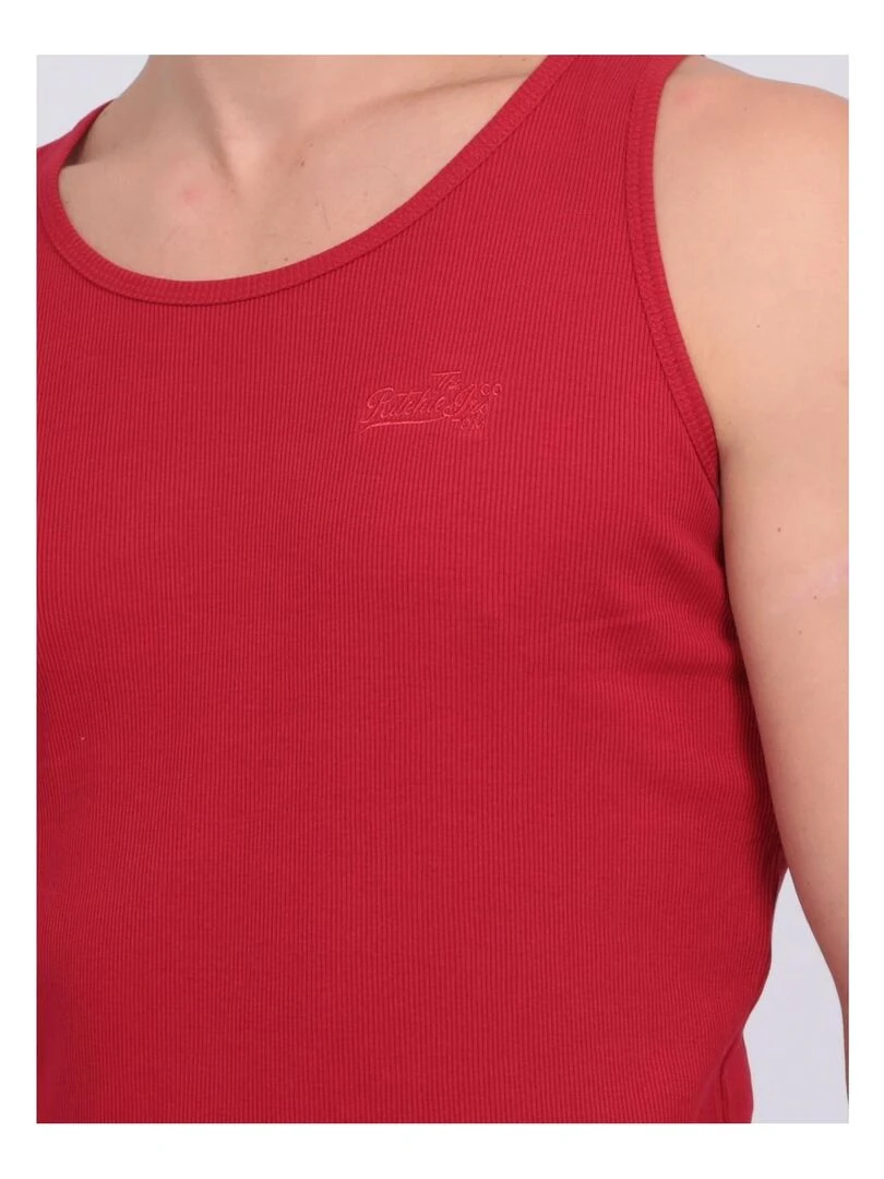 Débardeur pur coton organique WILFRIED III   Rouge