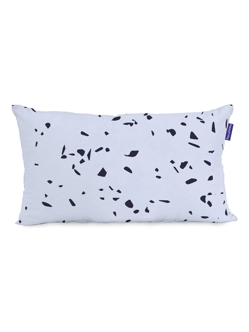 Housse de coussin Ebony "Happyfriday"   Blanc