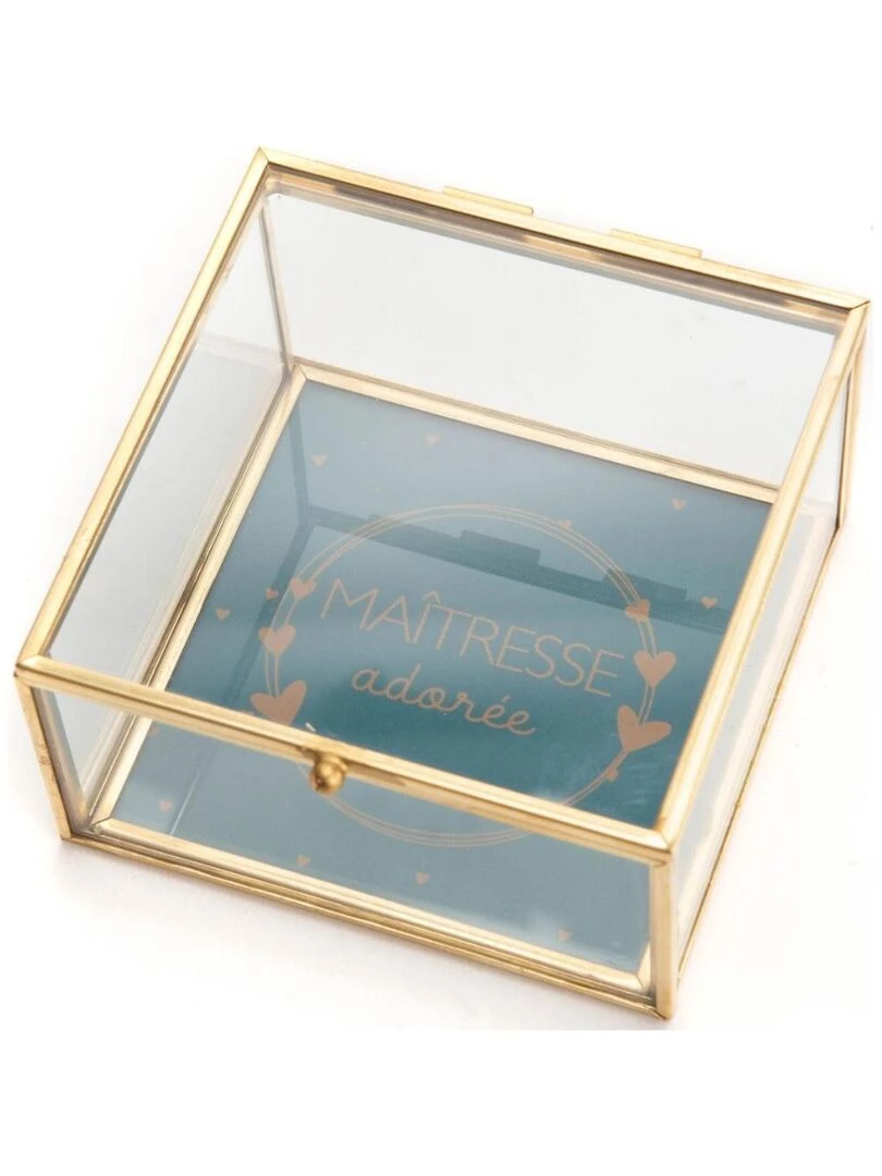 Boîte à bijoux Maîtresse adorée Bleu