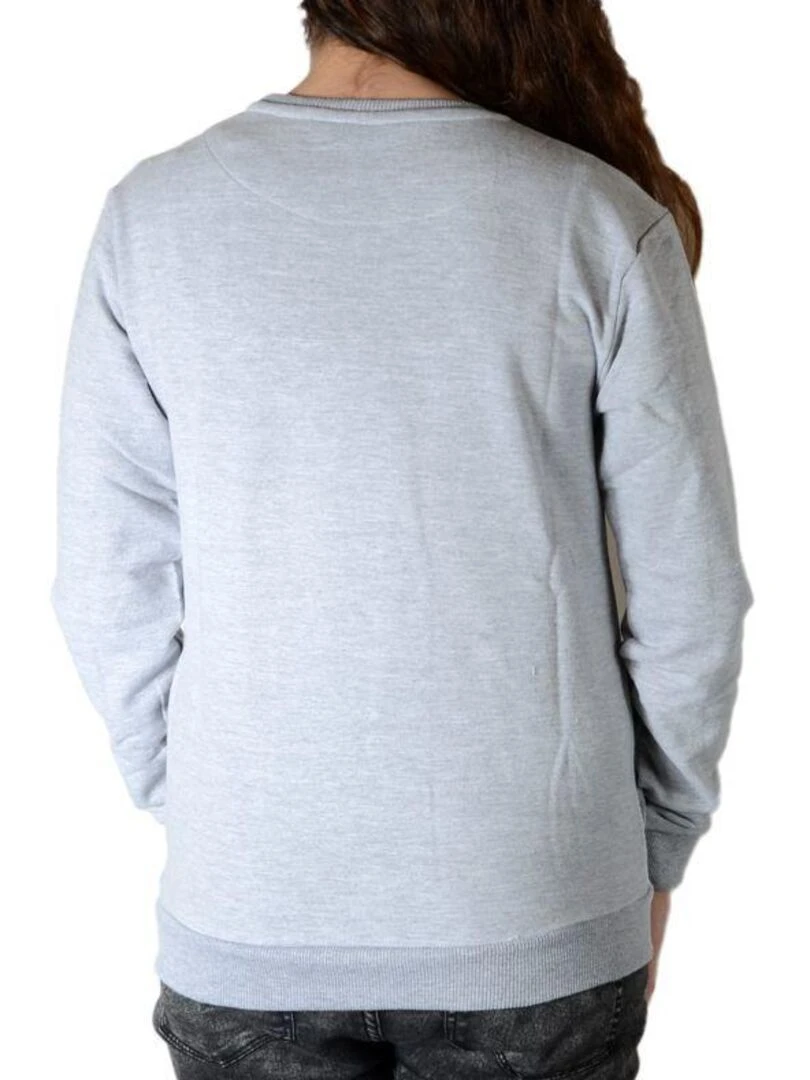 Sweat Little Eleven Paris Getluke FL Mixte Garçon  Fille  Gris Chiné   Gris