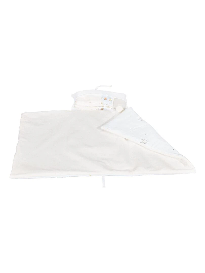 Matelas à langer nomade en coton Bio blanc SAUTHON Blanc