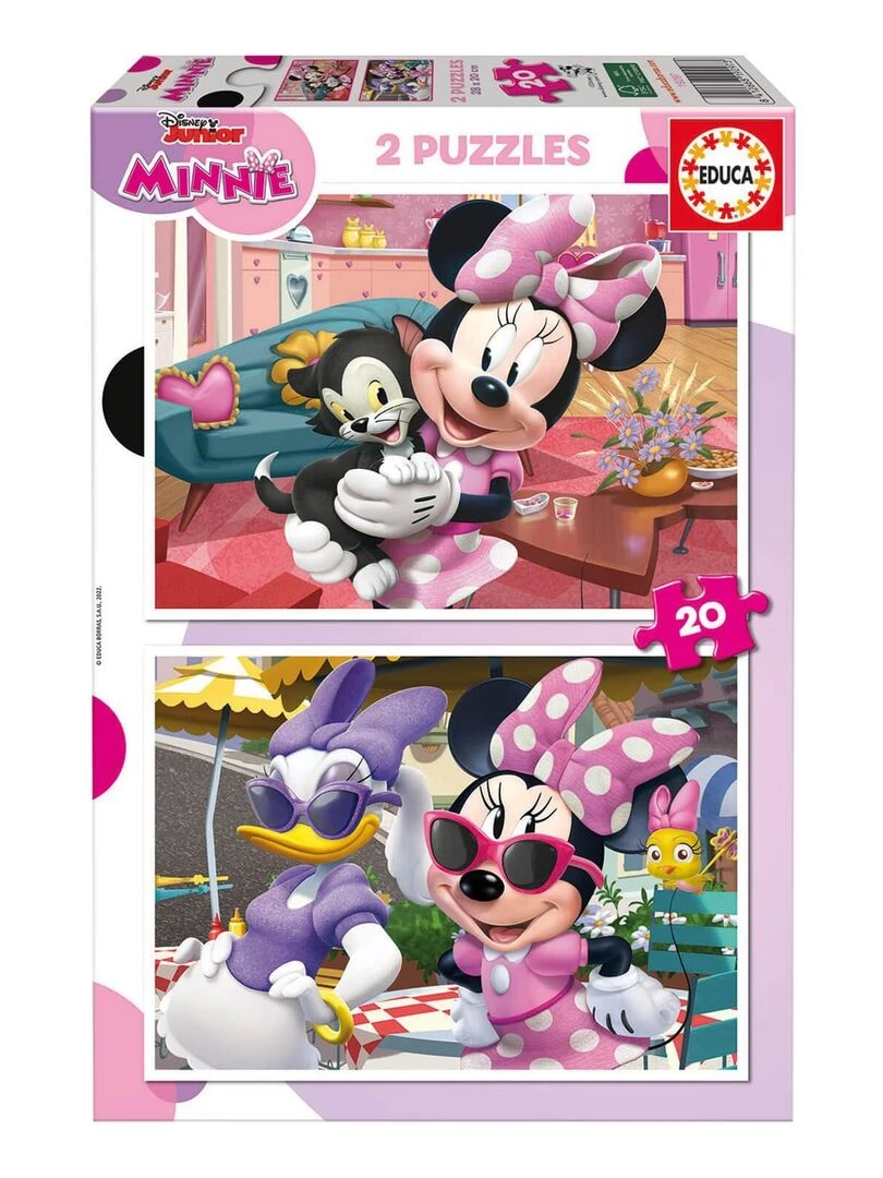 Puzzle 2 x 20 pièces : Disney : Minnie N/A
