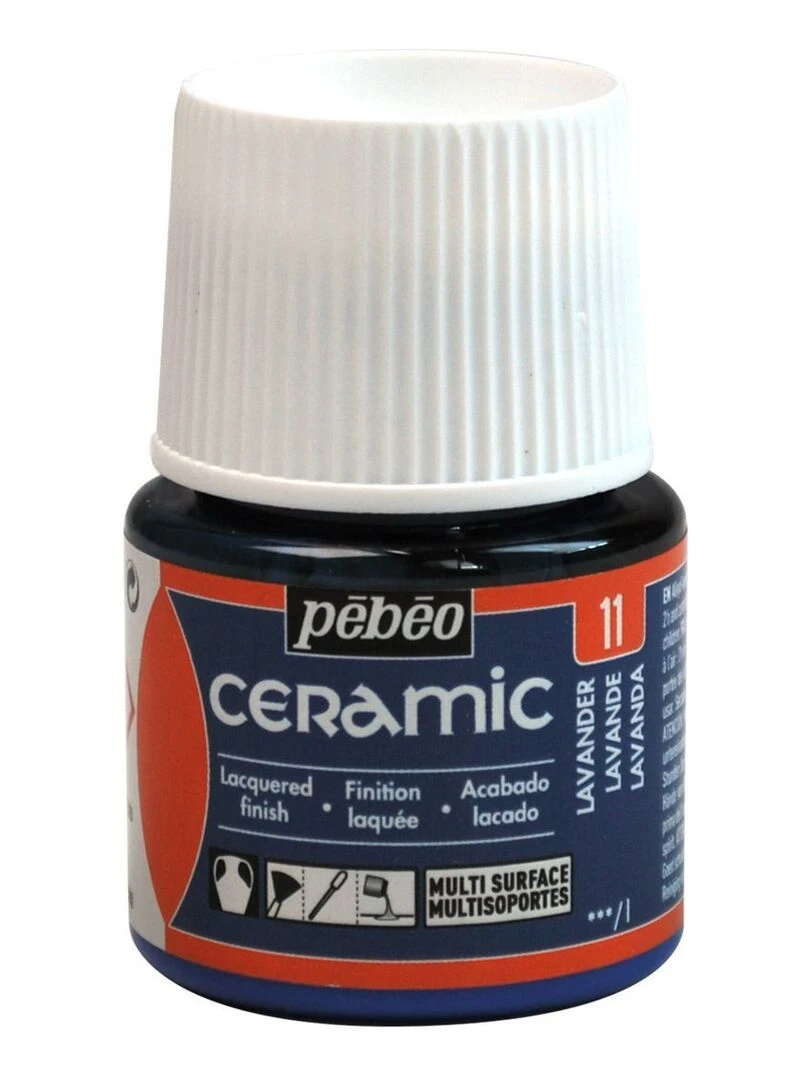 Peinture céramique et multi surfaces Lavande 45 ml N/A