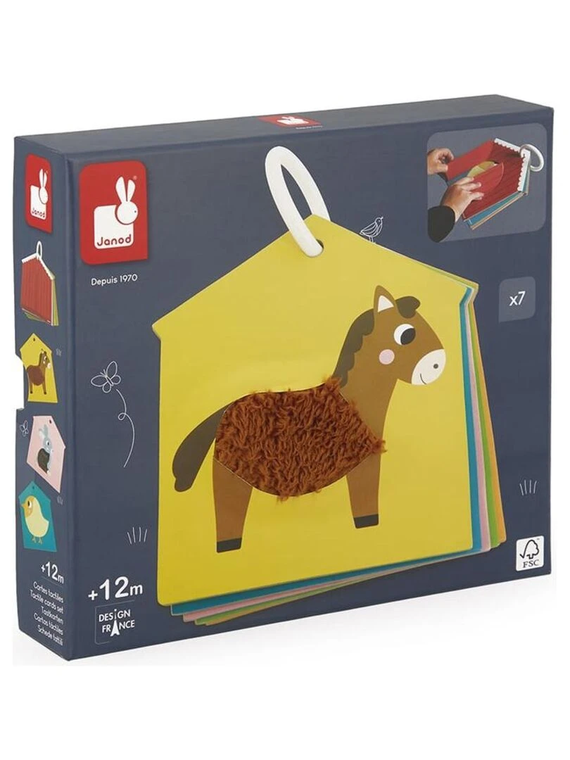 Cartes imagier tactiles La Ferme N/A