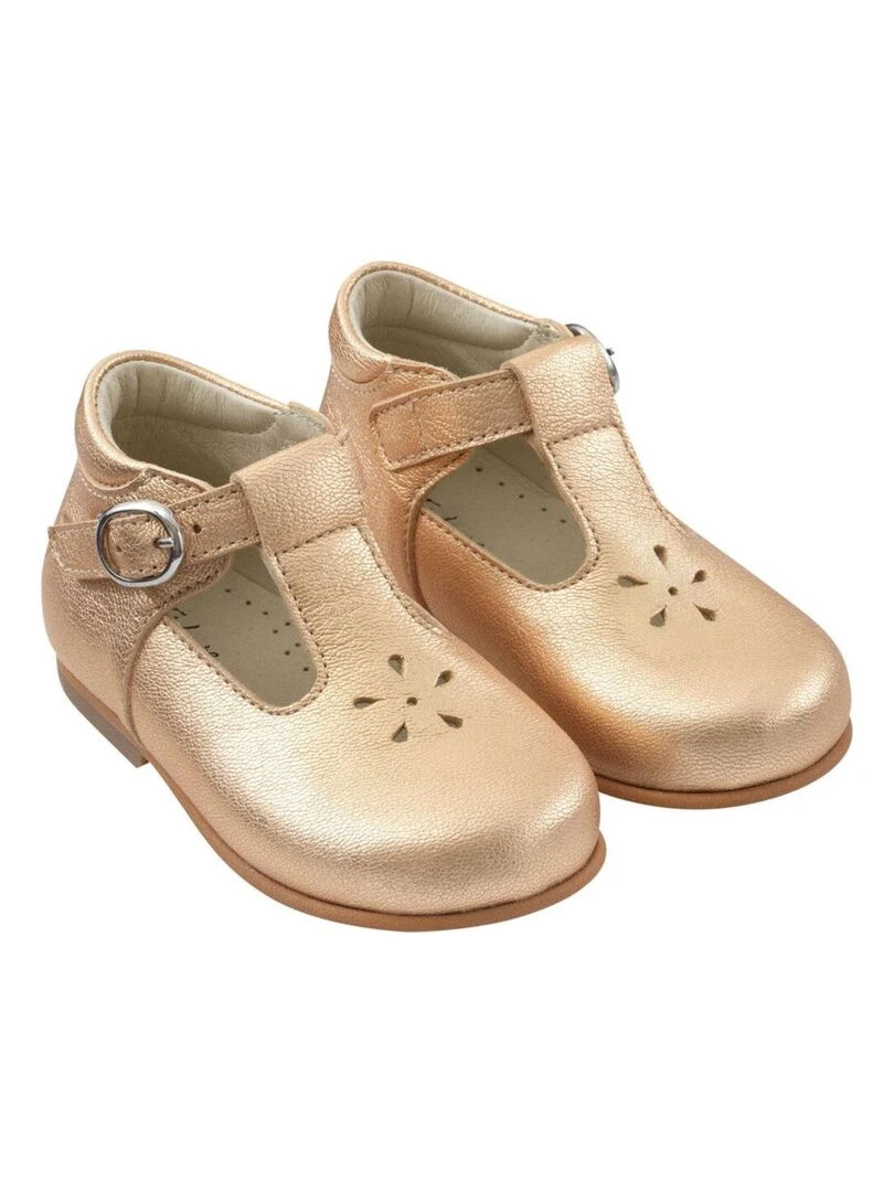Salomé cuir Vicky Or rose