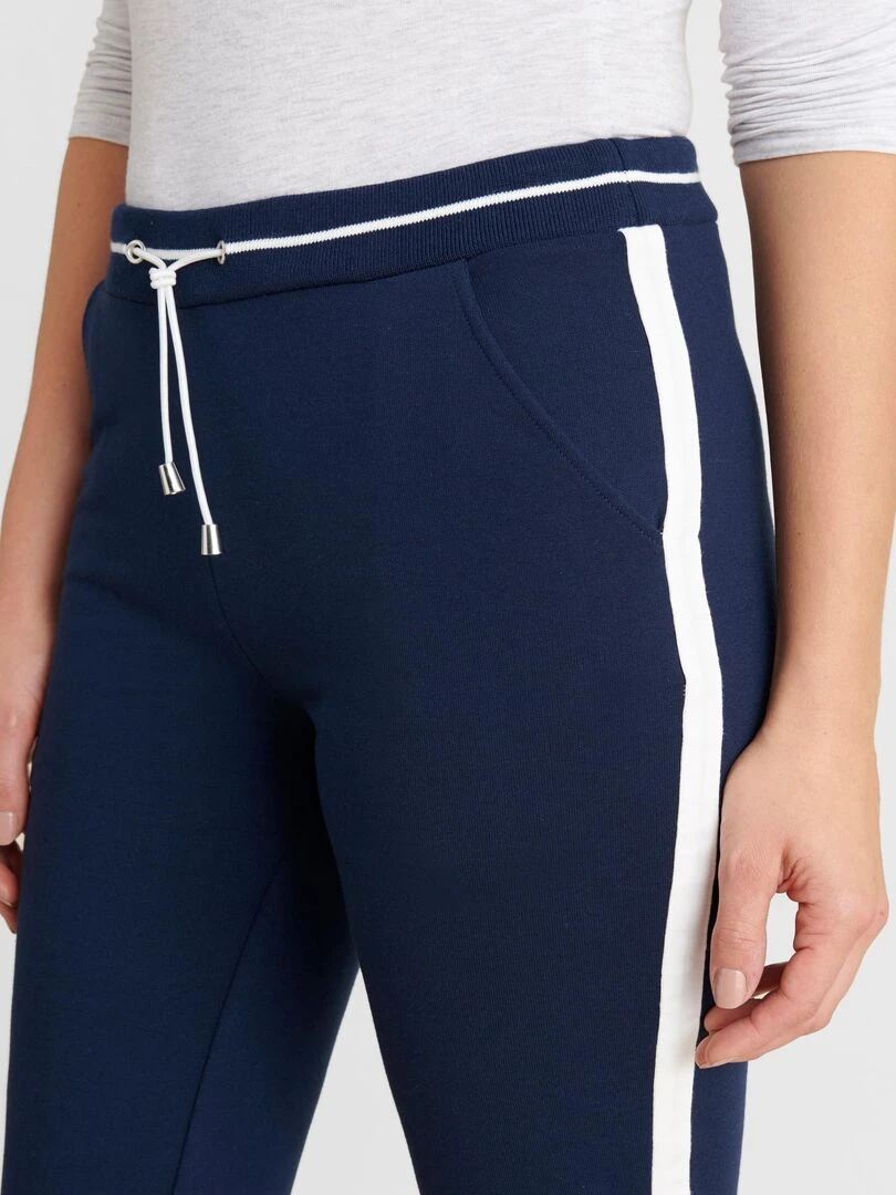 Pantalon de détente intérieur bouclette   Happy D. by Damart   Bleu marine