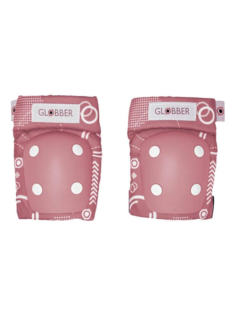 Set 2 Protections genoux coudes Xxs Rose Pastel   Rose