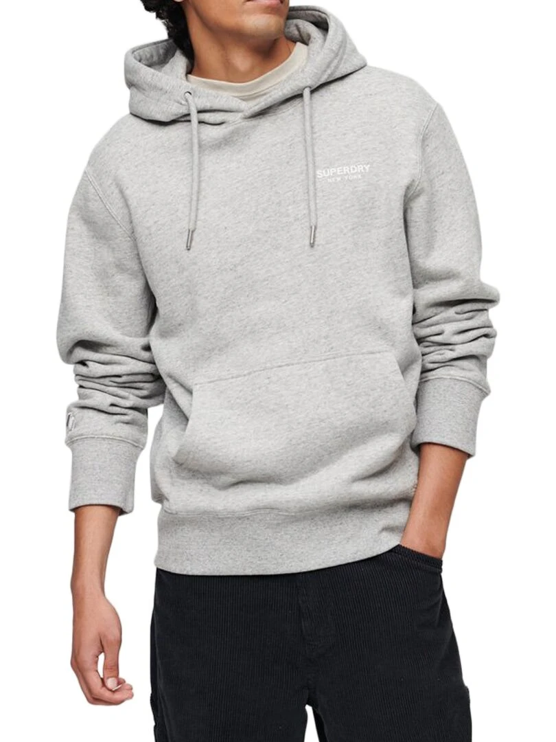 Sweat à Capuche Superdry Luxury Loose Gris