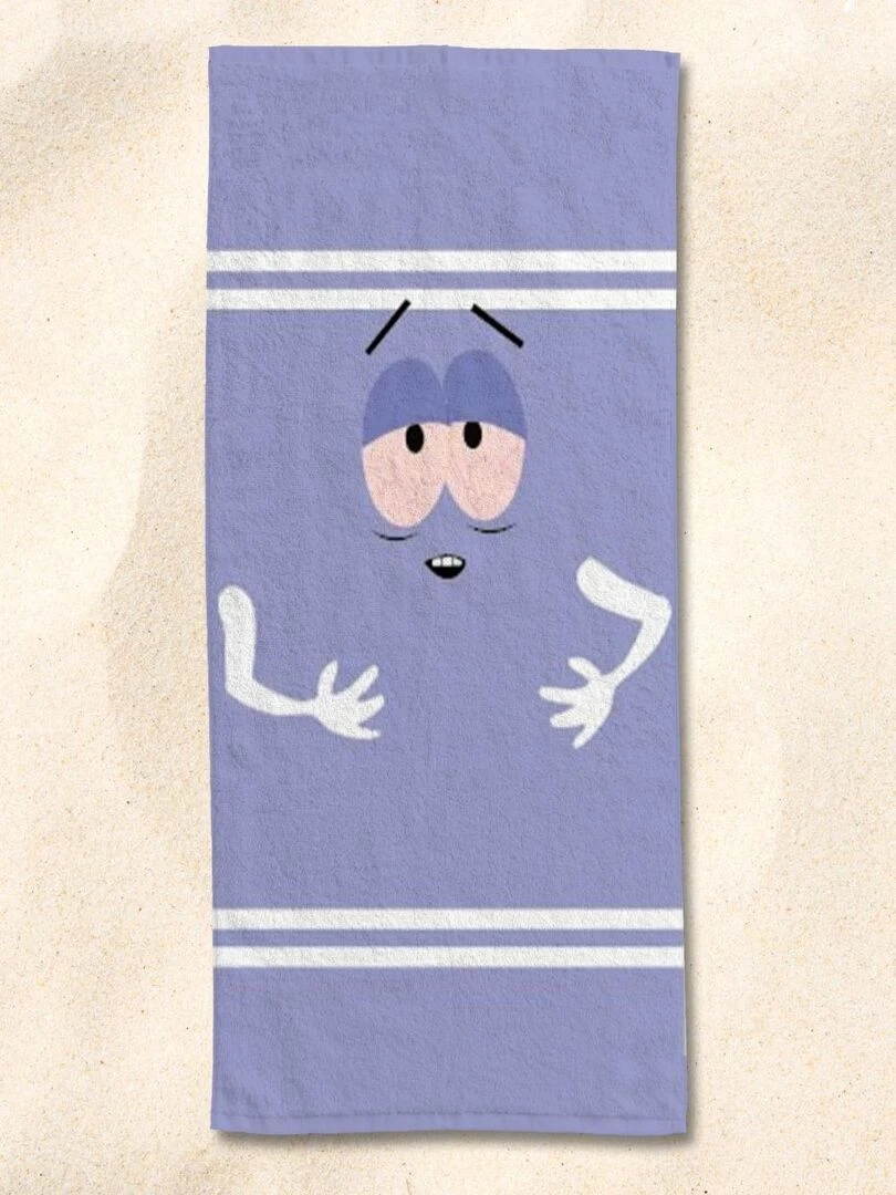 Serviette de bain South Park 40x70 cm Polycoton 300 GSM Violet