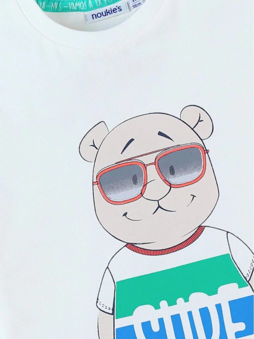 T shirt Nouky à manches courtes    Noukie's   Beige