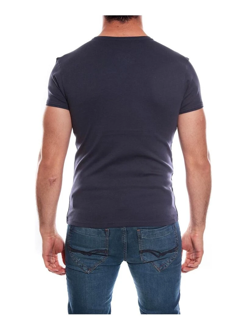 T SHIRT WARLOF II   Bleu marine