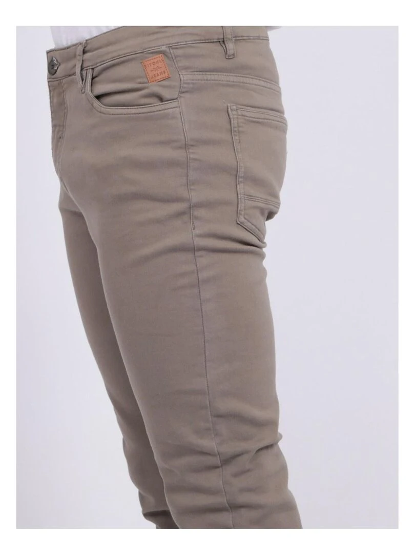Pantalon 5 poches CANDELO   Vert kaki clair