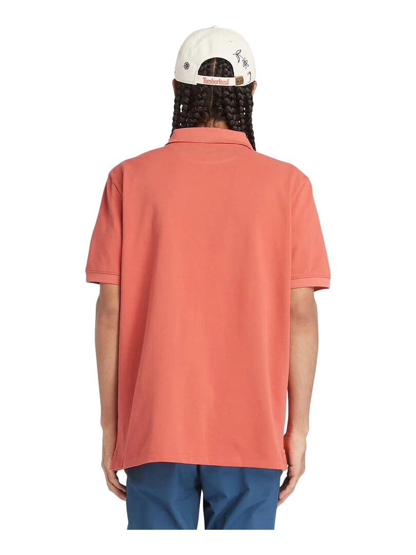 Polo Manche Courte Timberland Basic Orange