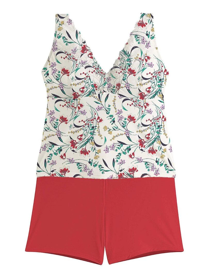 Top short UNIVERS Pomm'Poire Rouge