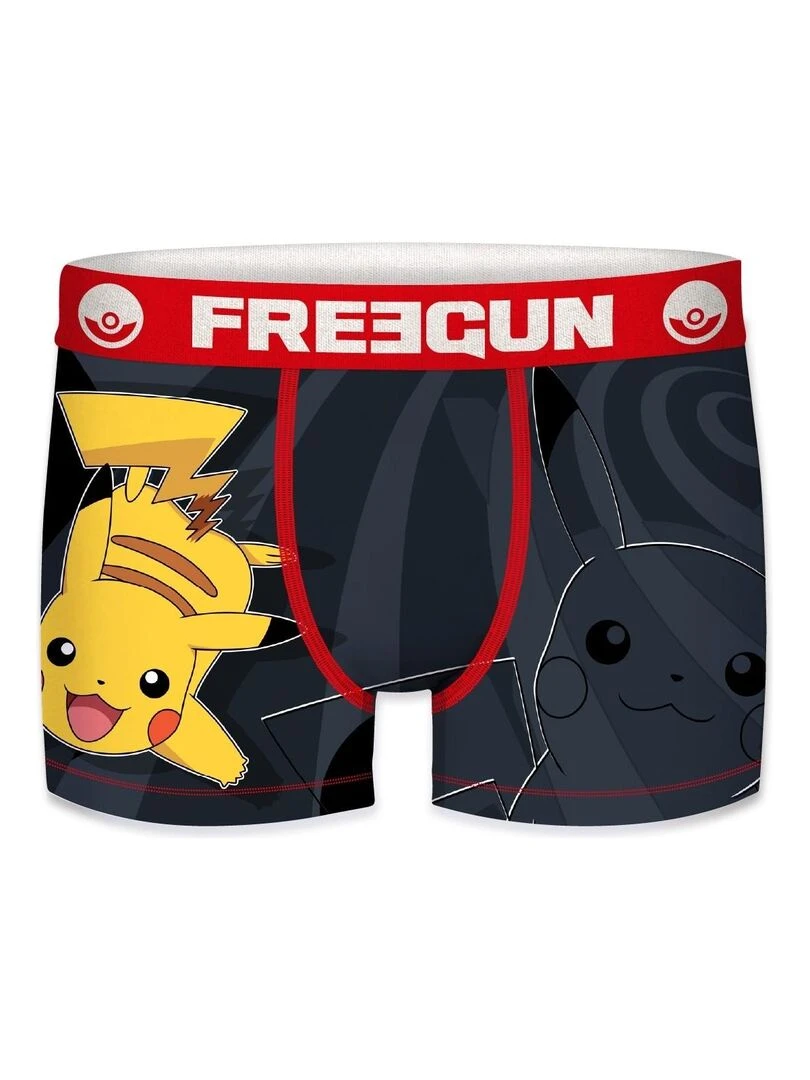 Lot de 3 boxers garçon Pokémon Freegun   Jaune
