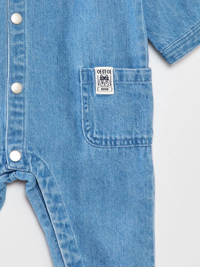 Combinaison longue en denim   Denim