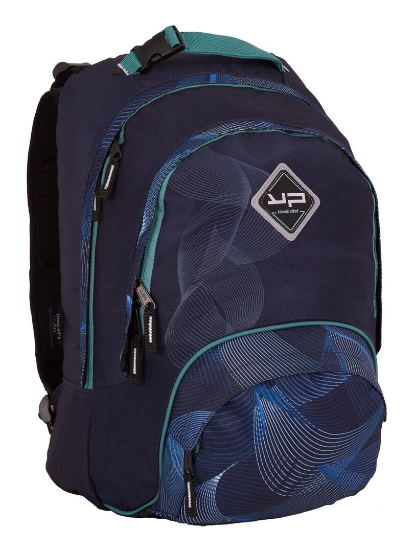 BODYPACK Sac à dos recyclé dos réglable Moiré Bleu Bleu