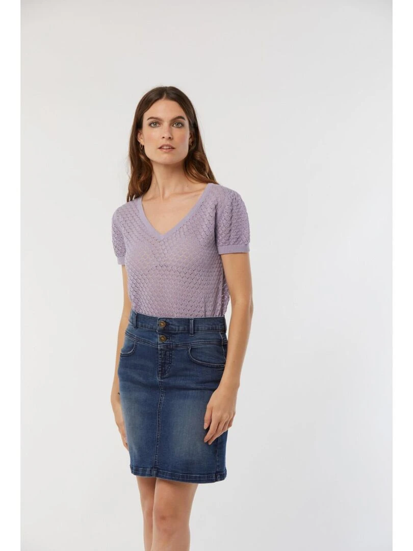 Lee Cooper Jupe coton regular POKA Bleu