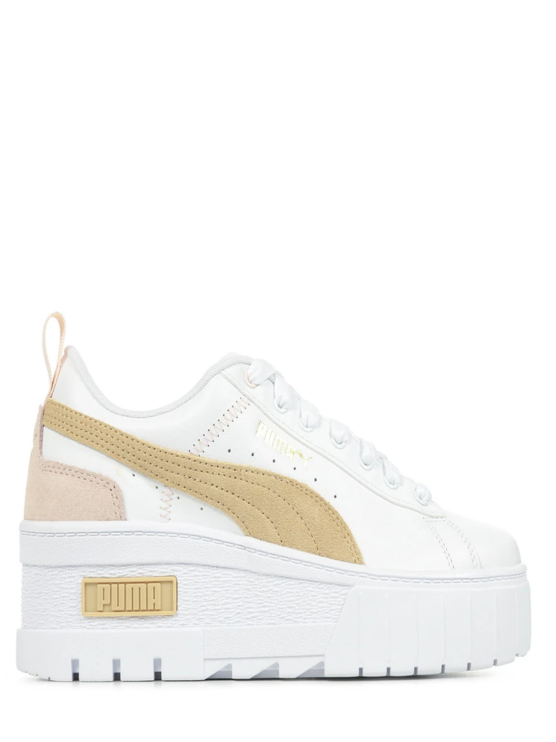 Baskets Mayze Wedge Pastel Blanc