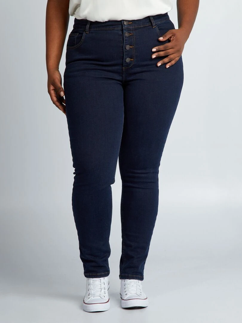 Pantalon skinny stretch 5 poches L30 Brut