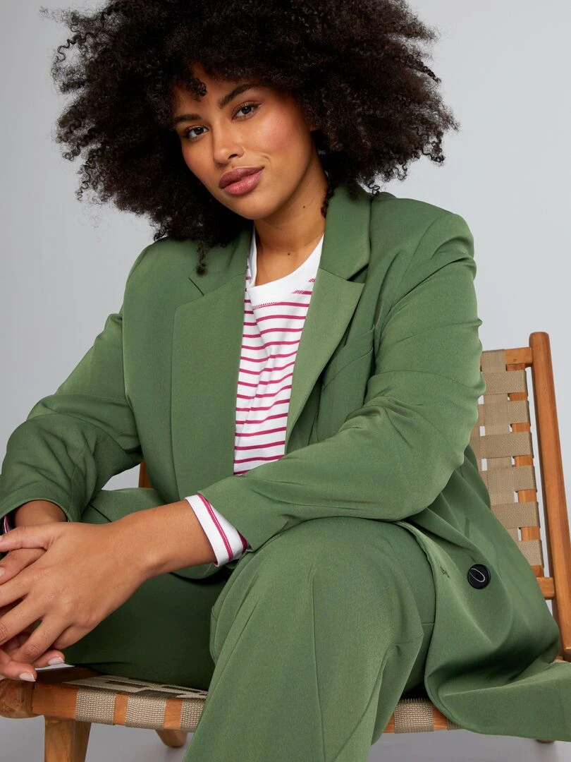 Veste de tailleur oversize Vert