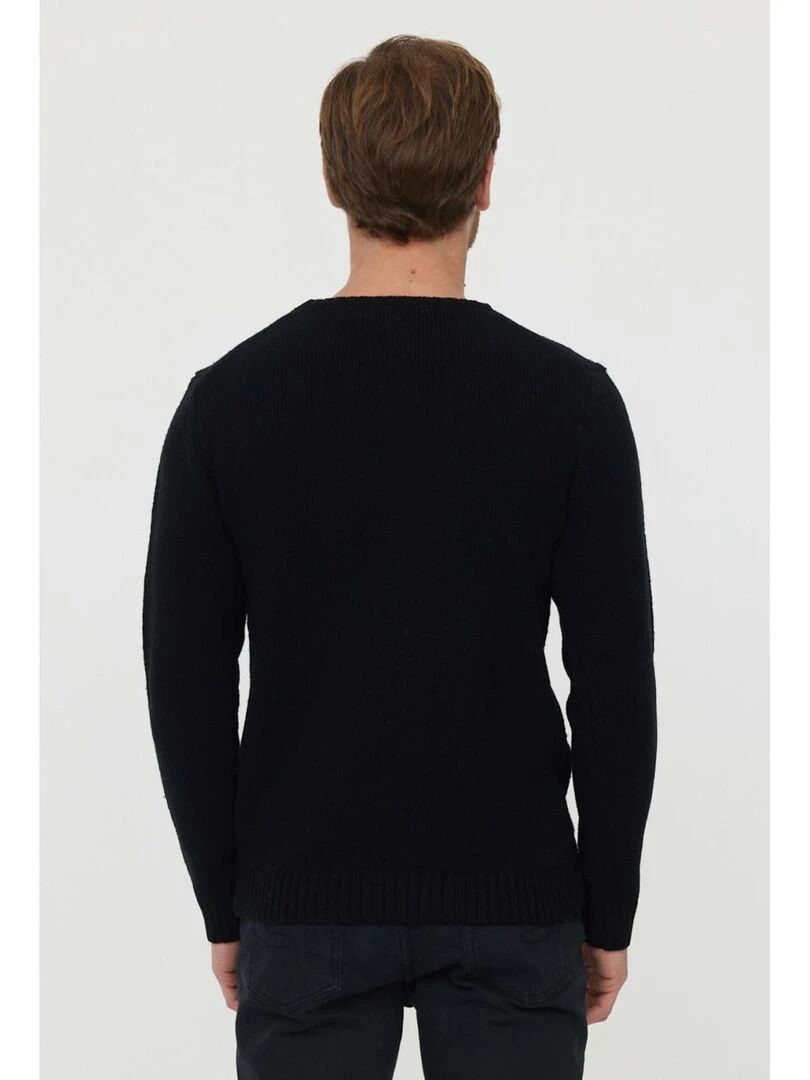 Lee Cooper   Pull manches longues polyester regular CNOURS   Noir
