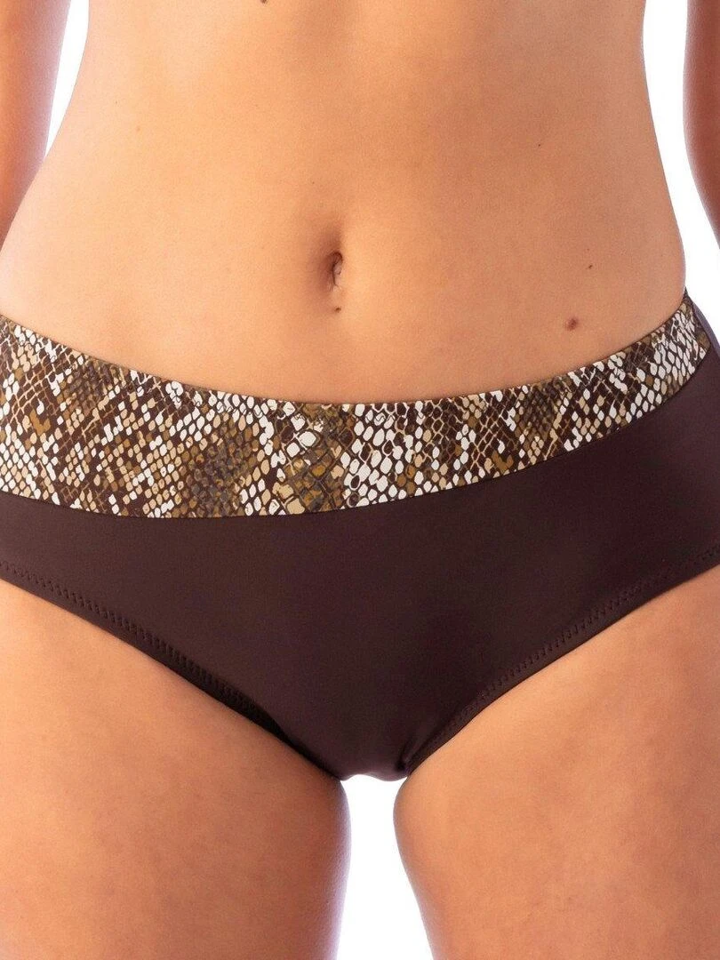 Bas de maillot de bain classique Estela Marron