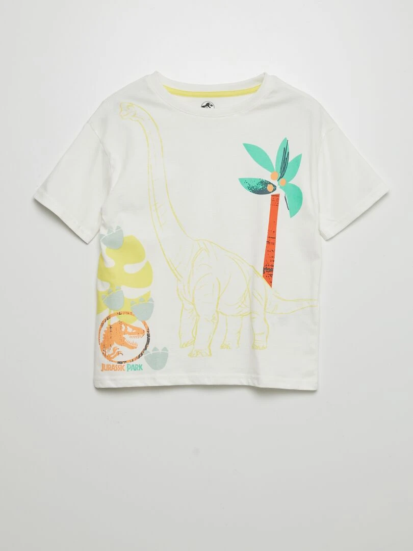 T shirt 'Jurassic Park' Beige