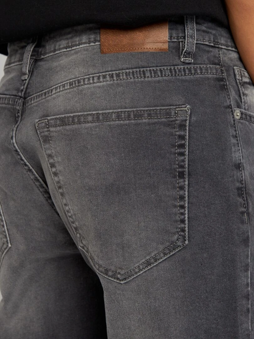 Jean slim à 5 poches   Gris