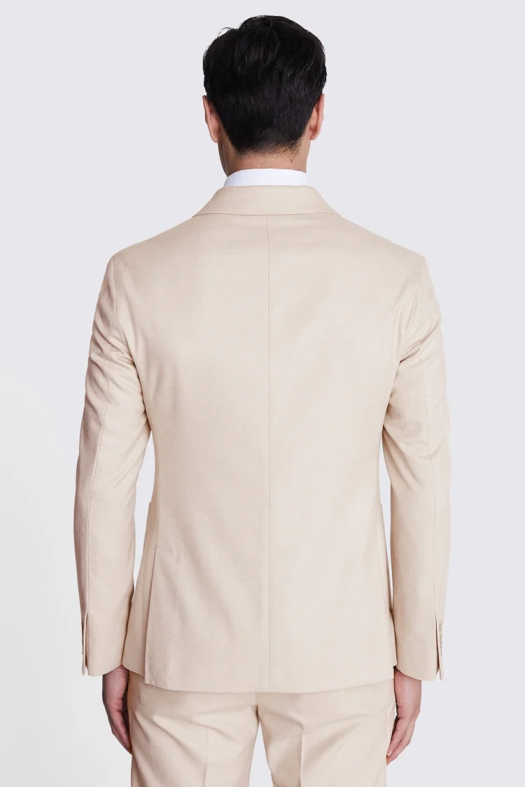 Slim Fit Light Camel Flannel Jacket    Buy Online at Moss
