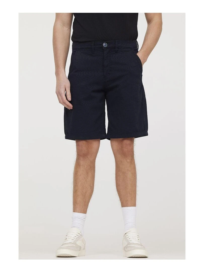Lee Cooper Short coton chino NARO Bleu marine