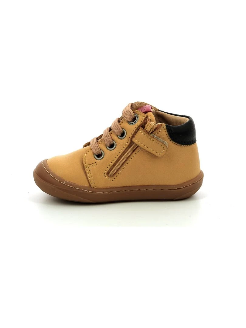 Bottillons Cuir Chyoso   Jaune