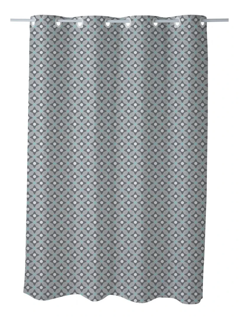 Guy Levasseur Rideau de douche imprimé 180x200cm Gris
