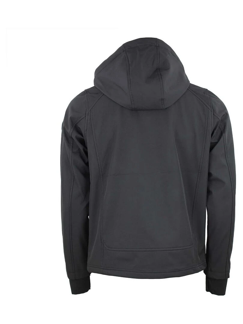 Blouson softshell homme CAFORAIN PEAK MOUNTAIN Noir Bleu