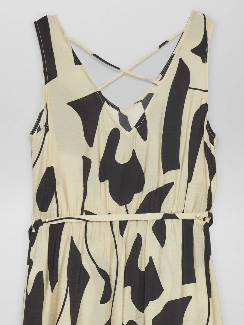 Robe longue 'JDY'   beige/noir