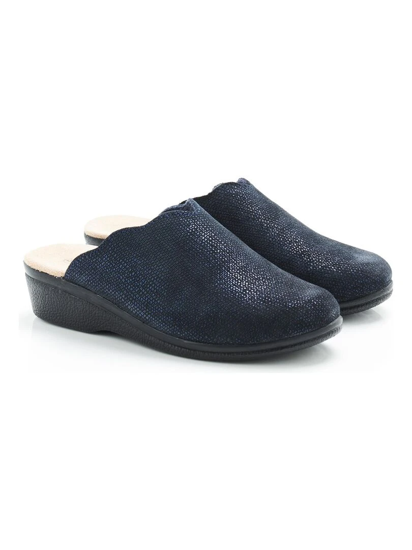 Mules irisées légères Piedical Damart Bleu marine